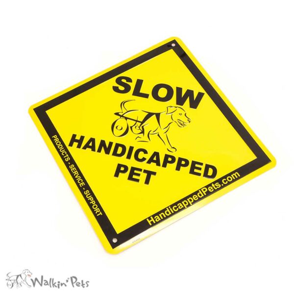 Handicapped Pet Sign 1