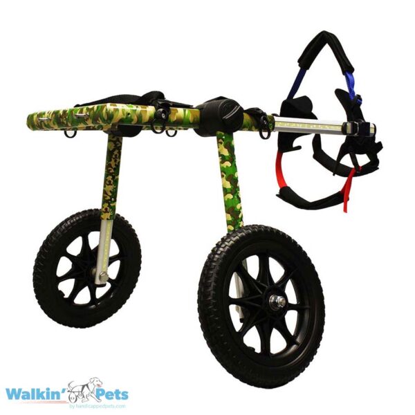 Large walkin wheels dog wheelchair camo