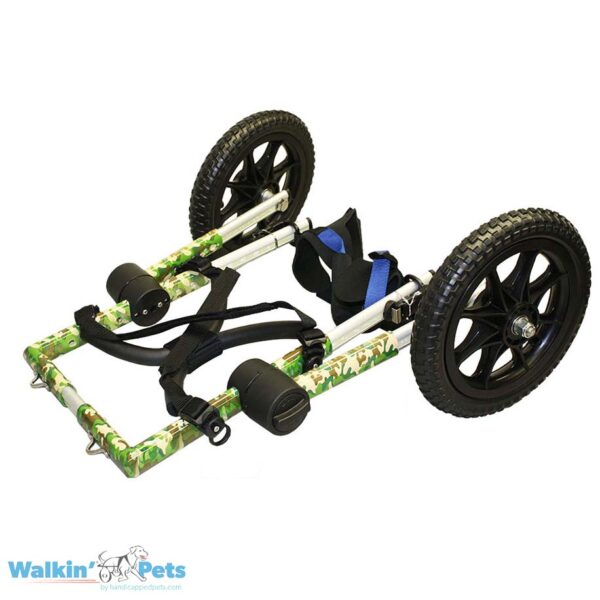 medium walk wheels camo dog wheelchair