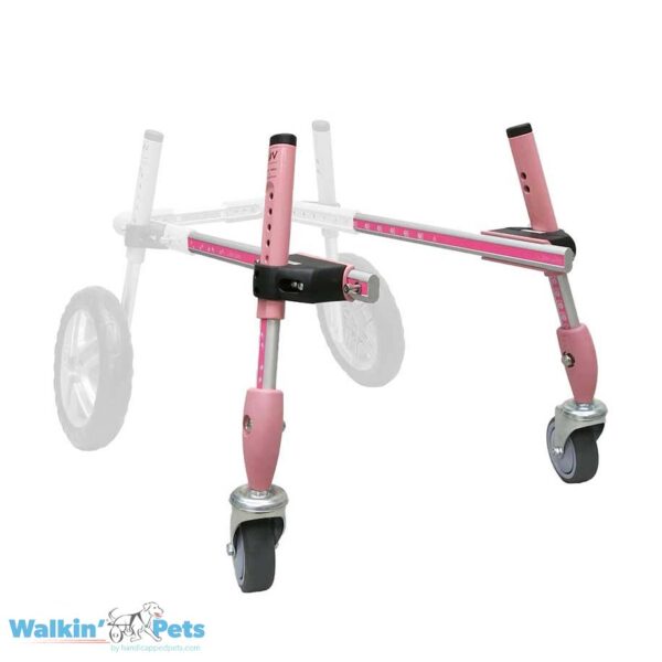 dog wheelchair front wheel attachment small
