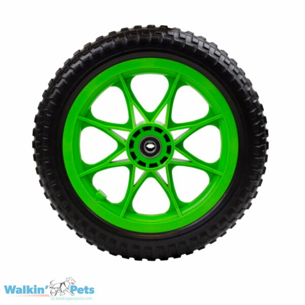 bright green foam wheel